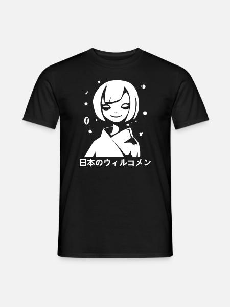 Willkommen in Japan: 日本のウィルコメン - Männer T-Shirt - Schwarz