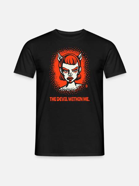 The devil in me - Men's T-Shirt - black