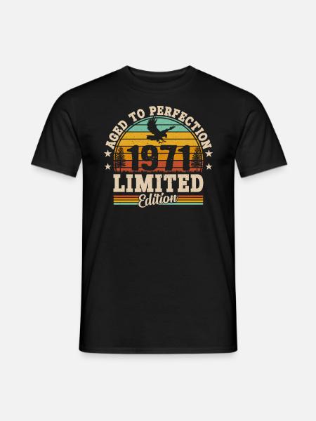 1971 - A legendary year - Men's T-Shirt - black