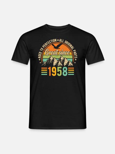 1958 - A Legendary Year - Men's T-Shirt - black