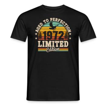 1972 - Ein legendäres Jahr - Männer T-Shirt - Schwarz - Vorne - AI Model Male 178 light (178cm)