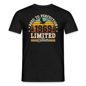 1969 - A legendary year - Men's T-Shirt - black - Front - AI Model Male 178 light (178cm)