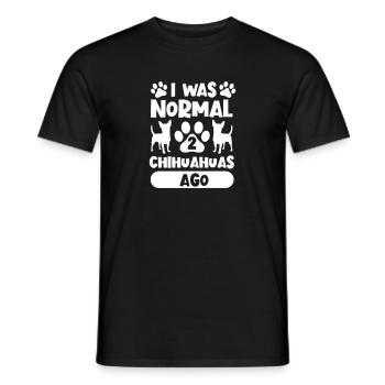 Chihuahua chien chien école chien propriétaire cadeau - T-shirt homme - noir - Devant - AI Model Male 178 light (178cm)