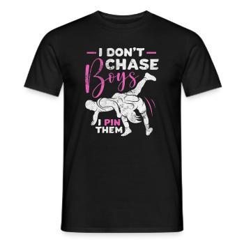 Wrestling - Männer T-Shirt - Schwarz - Vorne - AI Model Male 178 light (178cm)