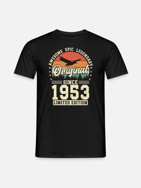 1953: Timeless Elegance - Men's T-Shirt - black