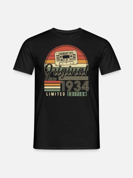 1934 - Eternal Legend - Men's T-Shirt - black