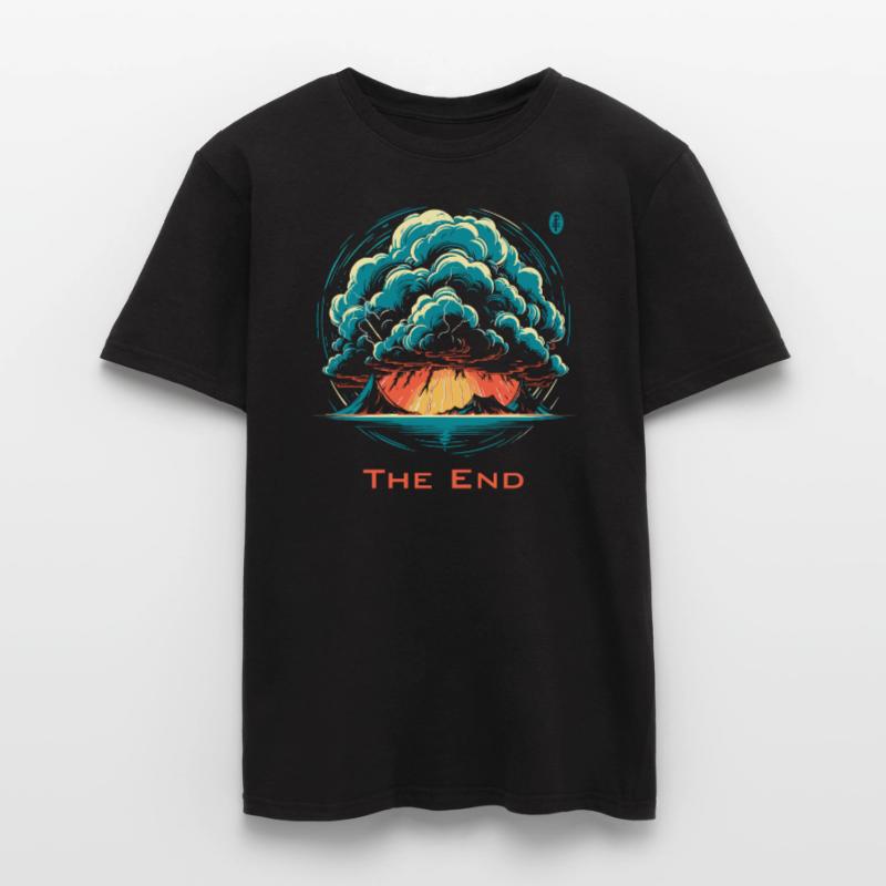 Opwarming van de aarde: onweersbuien, het einde Heren T-shirt