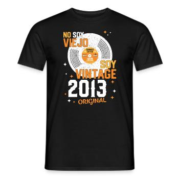 10ème Anniversaire Millésime 2013 - T-shirt homme - noir - Devant - AI Model Male 178 light (178cm)