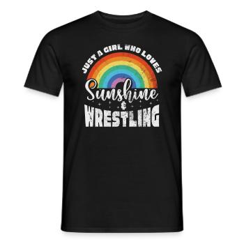 Wrestling - Männer T-Shirt - Schwarz - Vorne - AI Model Male 178 light (178cm)