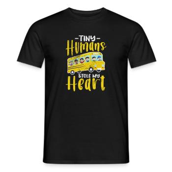 Busfahrer - Männer T-Shirt - Schwarz - Vorne - AI Model Male 178 light (178cm)