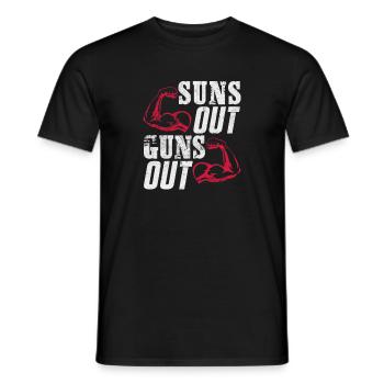 Culturiste - T-shirt homme - noir - Devant - AI Model Male 178 light (178cm)