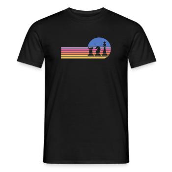 Chess Chessboard Checkmate Chess Player - Men's T-Shirt - black - Front - AI Model Male 178 light (178cm)