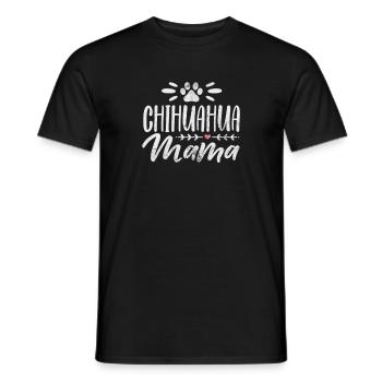 Chihuahua - Men's T-Shirt - black - Front - AI Model Male 178 light (178cm)