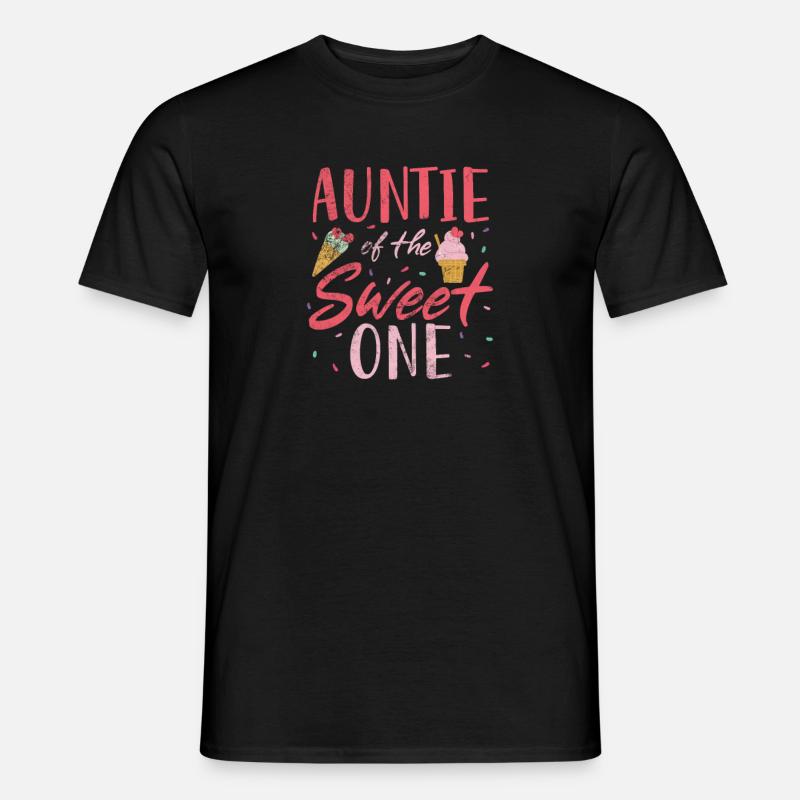 Eiscreme - Männer T-Shirt - Schwarz