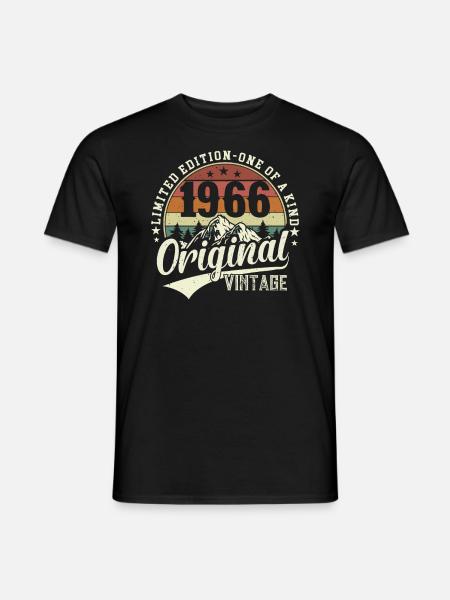 Legendary 58th birthday 1966 - Men's T-Shirt - black