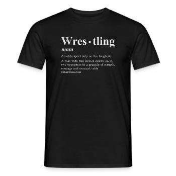 Wrestling - Männer T-Shirt - Schwarz - Vorne - AI Model Male 178 light (178cm)