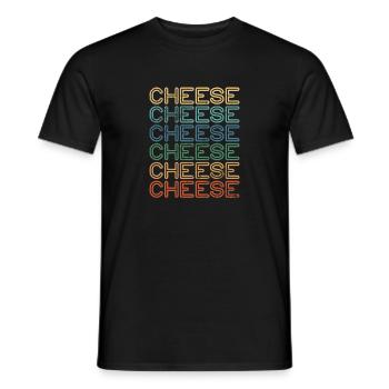 Fromage - T-shirt homme - noir - Devant - AI Model Male 178 light (178cm)