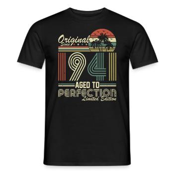83. Geburtstag Vintage 1941 Retro Style - Männer T-Shirt - Schwarz - Vorne - AI Model Male 178 light (178cm)