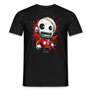 Street Art Graffiti Enfant - T-shirt homme - noir - Devant - AI Model Male 178 light (178cm)