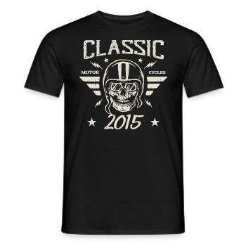 Cadeau D’anniversaire Classique Vintage Né en 2015 - T-shirt homme - noir - Devant - AI Model Male 178 light (178cm)