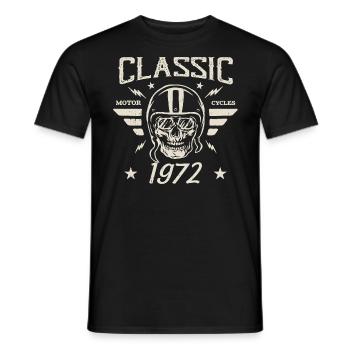 Cadeau D’anniversaire Classique Vintage Né en 1972 - T-shirt homme - noir - Devant - AI Model Male 178 light (178cm)
