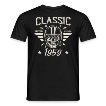 Klassisches Vintage-Geburtstagsgeschenk aus dem Jahr 1959 - Männer T-Shirt - Schwarz - Vorne - AI Model Male 178 light (178cm)
