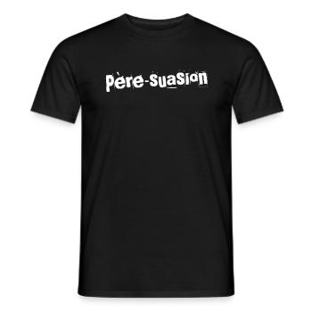 Père-suasion - T-shirt homme - noir - Devant - AI Model Male 178 light (178cm)