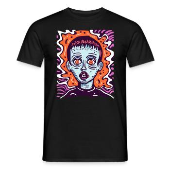 L’art de la terreur avec ce visage - T-shirt homme - noir - Devant - AI Model Male 178 light (178cm)