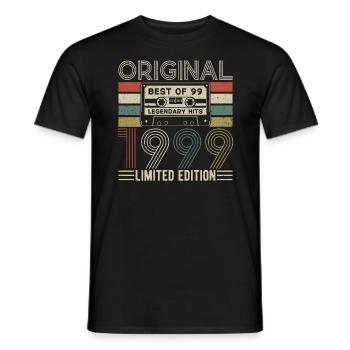 Legends of 1999 - Men's T-Shirt - black - Front - AI Model Male 178 light (178cm)