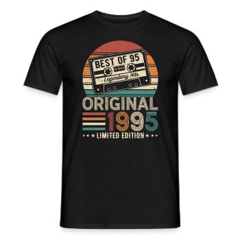 Jubilee Class of '95 - Men's T-Shirt - black - Front - AI Model Male 178 light (178cm)