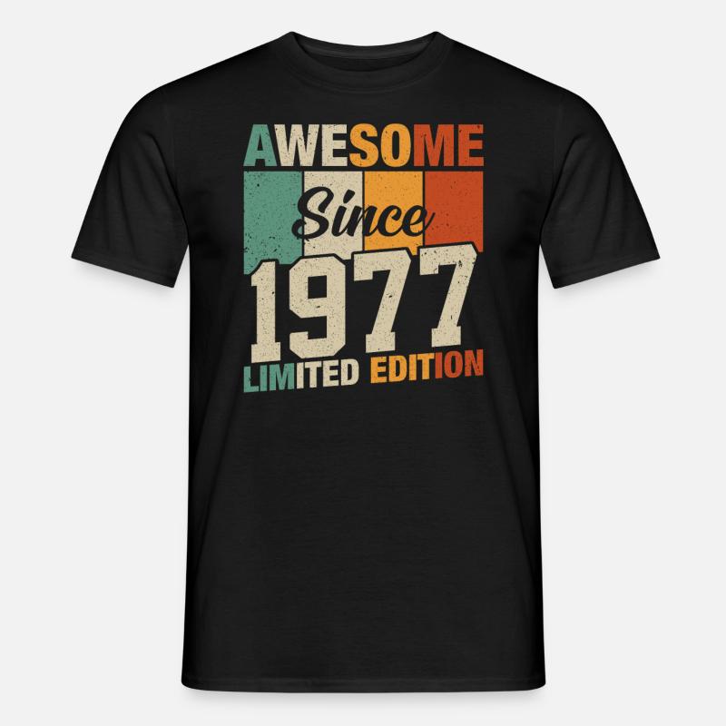 Millésime 1977 Légendes - T-shirt homme - noir