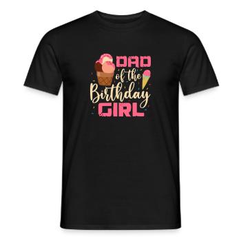 Eiscreme Eis Eiskrem Ice Cream Sommer Geschenk - Männer T-Shirt - Schwarz - Vorne - AI Model Male 178 light (178cm)