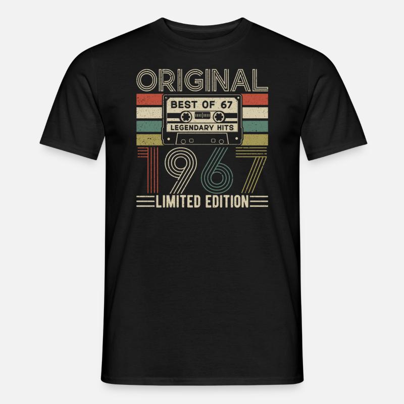Geboren Legenden '67 - Männer T-Shirt - Schwarz