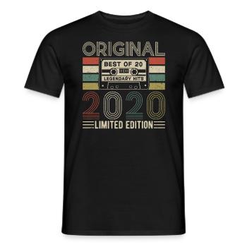 Legendary vintage 2020 - Men's T-Shirt - black - Front - AI Model Male 178 light (178cm)
