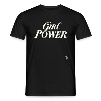 Le pouvoir des filles - T-shirt homme - noir - Devant - AI Model Male 178 light (178cm)