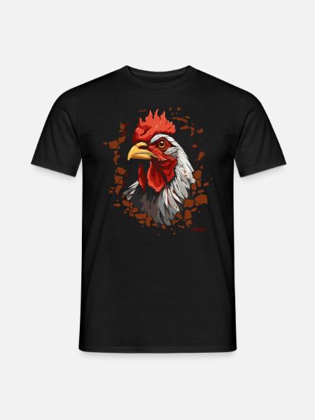 Cracked wall with faucet - Men's T-Shirt - black