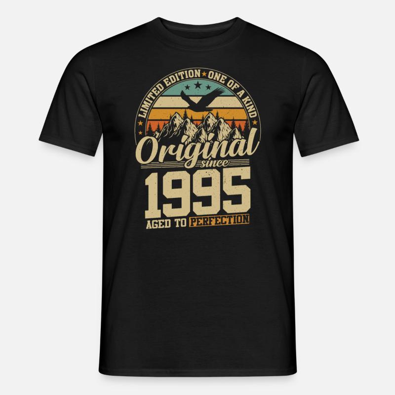 Millésime 1995 Anniversaire - T-shirt homme - noir