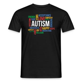 Autismus Awareness Day Autist Geschenk - Männer T-Shirt - Schwarz - Vorne - AI Model Male 178 light (178cm)