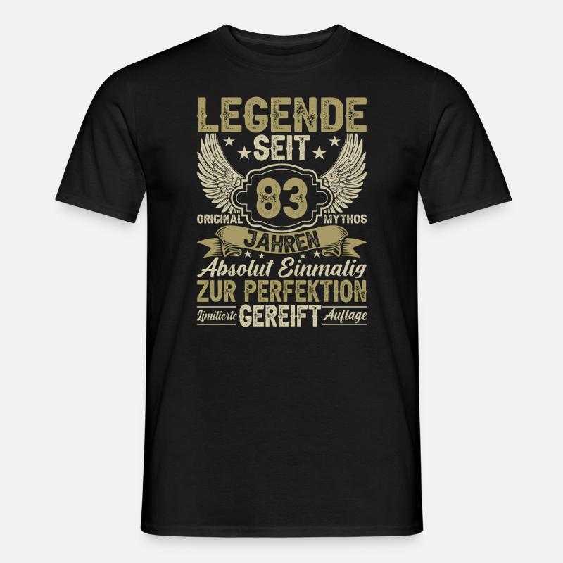 Legende seit 83 Jahren - Männer T-Shirt - Schwarz