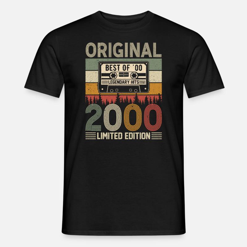 Zeitlose Jubiläumstradition 2000 - Männer T-Shirt - Schwarz