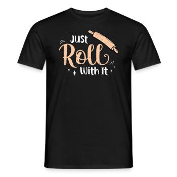 Baker - Men's T-Shirt - black - Front - AI Model Male 178 light (178cm)