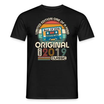Golden Birthday Jubilation 2019 - Men's T-Shirt - black - Front - AI Model Male 178 light (178cm)