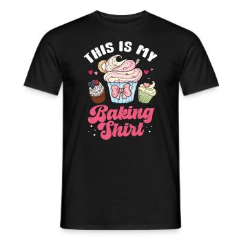 Cupcake - Männer T-Shirt - Schwarz - Vorne - AI Model Male 178 light (178cm)