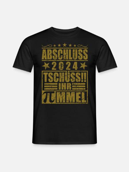 Abschluss 2024 - Männer T-Shirt - Schwarz
