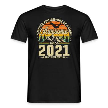 Œuvres d’art créatives pour 2021 - T-shirt homme - noir - Devant - AI Model Male 178 light (178cm)