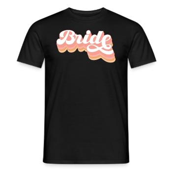Junggesellin Jungesellinnenabschied Braut - Männer T-Shirt - Schwarz - Vorne - AI Model Male 178 light (178cm)