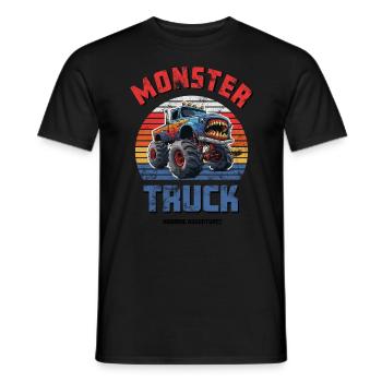 Monster Truck - T-shirt homme - noir - Devant - AI Model Male 178 light (178cm)