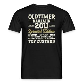 Millésime Légende 2011 - T-shirt homme - noir - Devant - AI Model Male 178 light (178cm)