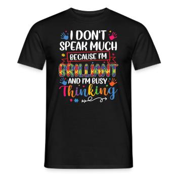 Autismus Awareness Day Autist Geschenk - Männer T-Shirt - Schwarz - Vorne - AI Model Male 178 light (178cm)
