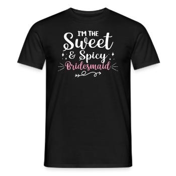 Junggesellin Jungesellinnenabschied Braut - Männer T-Shirt - Schwarz - Vorne - AI Model Male 178 light (178cm)